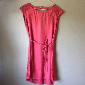 Salmon summery dress